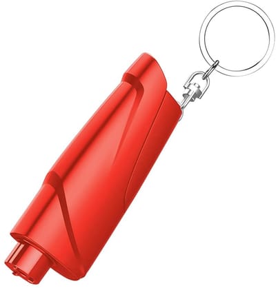 Dailygoods- Reddingshamer 2-in-1 - Raambreker/Gordelsnijder - Roestvrij Staal - Noodhulpknop - Veiligheidsaccessoire - Stevig en Duurzaam - Noodhulp