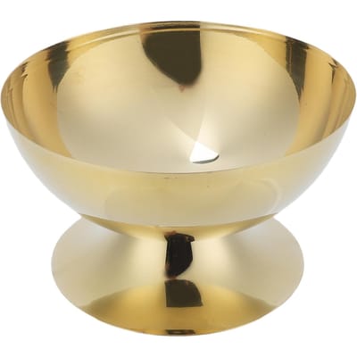 IJscoupe RVS Voetstuk Dessertbeker Sundae Beker voor Yoghurt Salade Fruit Pudding Huisfeest Decor Goud Type 1 beige