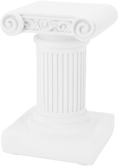 Dailygoods- Kaarsenhouder Mini Romeinse Pilaar - Decoratie voor Huwelijksfeest - Griekse Kolom - Veilig Materiaal - Milieuvriendelijk - Prachtige Decoratie