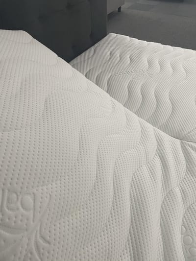 SPLIT - topper HOES - TIJK - topper berschermer dubbeldoek hoes - afritsbaar - 140x190x8 cm
