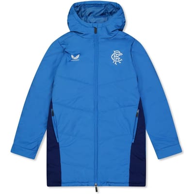 Castore Rangers FC-trainingsjas voor jongens (Blauw/Donkerblauw)