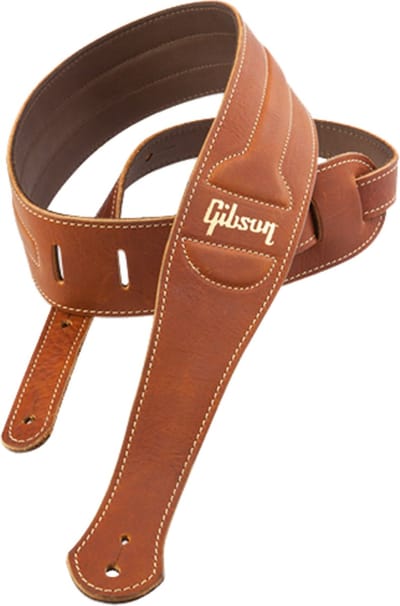 Gibson ASCL-BRN The Classic Lederen Gitaarband Bruin