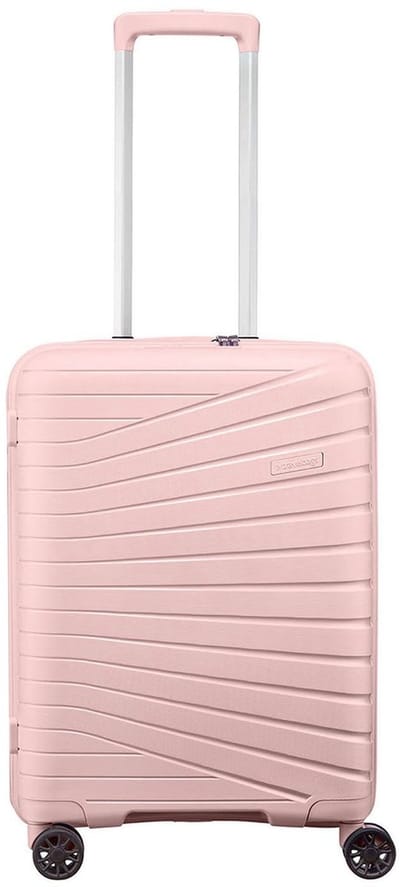 Travelbags The Vibe 4-wiel Handbagage Trolley 55 cm - 38 liter - 55x40x20 cm - roze