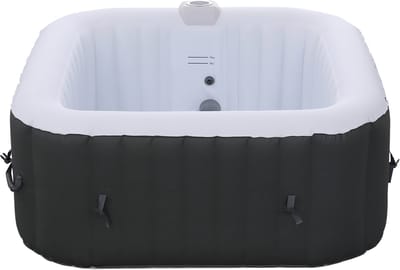 AREBOS Hottub voor Innen en Buiten - 4 Persoons - 130 luchtstralen - 154 x 154 cm - 600L - Opblaasbaar Bubbelbad Massage