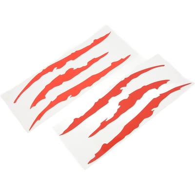 2 STUKS Auto Sticker Klauwsporen Monster Kras Sticker Vinyl Auto Koplamp Zijstreep Decal