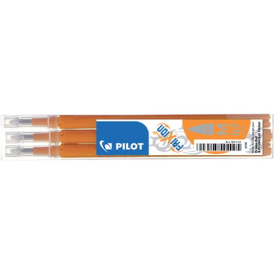 Set van 3 - Vulling FriXion Ball 0.7 - Oranje - Medium penpunt