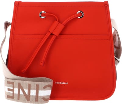 COCCINELLE Leren Schoudertas Raquel Crossbody Bag Gazpacho / Sangria Oranje