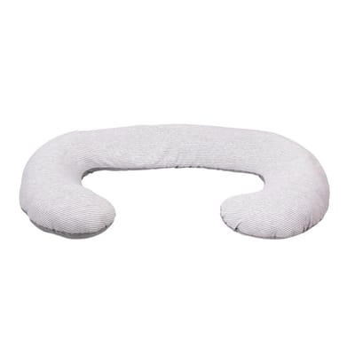 QUAX - BORSTVOEDINGSKUSSEN XL - JERSEY STRIPE WHITE