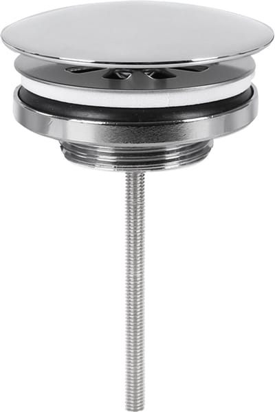 Differnz Afvoerplug Chroom â€“ Always open â€“ Ã˜ 72 mm â€“ met schroef