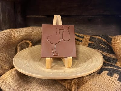 Ooievaar baby chocolade cadeau tablet - Melk chocolade - Geboorte - Baby
