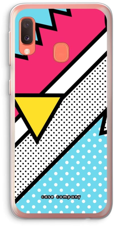 Case Company® - Hoesje geschikt voor Samsung Galaxy A20e hoesje - Pop Art #3 - Soft Cover Telefoonhoesje - Bescherming aan alle Kanten en Schermrand