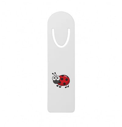 Hacebo® - Lieveheersbeestje metalen boekenlegger - Insecten - Dieren liefhebbers - Dieren - koekendiefje Bladwijzer boekenleggers - 12.7 cm x 3.2cm