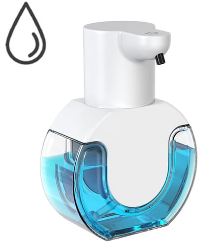 Zeeppompje - Automatische Zeepdispenser - 420ml - Zeeppompje - USB-oplaadbaar - Automatische Foam Dispenser - Foam Technologie - Infrarood Sensor - Schuimzeep dispenser - Geschikt Voor Badkamer, Keuken, Kantoor - Wit