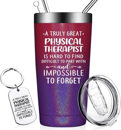 Geïsoleerde Tumbler (590 ml) Cadeau voor Fysiotherapeuten, Psychologen en Zorgprofessionals