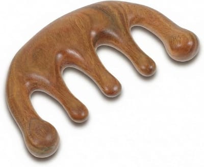 Houten Massagekam voor Thuisgebruik - Antistatisch Ontwerp voor Hoofdmassage, Stimulatie van Bloedcirculatie en Haarverzorging
