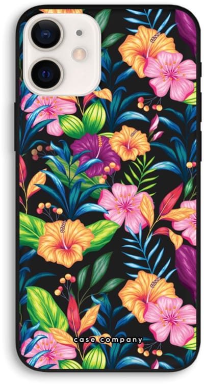Case Company® - Hoesje geschikt voor iPhone 12 hoesje - Tropisch 2 - Biologisch Afbreekbaar Telefoonhoesje - Bescherming alle Kanten en Schermrand