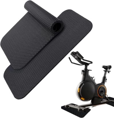 Hometrainermat - Fitnessmat - Thuis Sporten - Dubbelzijdig Antislip - 63x30 cm - Zwart