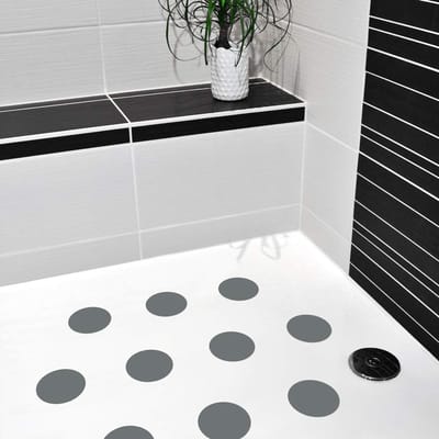 Unyqoos® Antislipstickers Badkamer – Set van 10 – Ronde Antislip Douche Stickers – Zelfklevend – Voor Bad Douche Tegels – Kindvriendelijk & Veilig