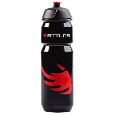 BTTLNS Bidon - Bidon 750 ml - Lekvrij - Moeiteloos schoonmaken - Universele pasvorm - Gemakkelijk in gebruik - koude- en koolzuurhoudende dranken - Flux 2.0 - Zwart