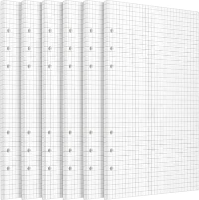 A5 Papier met Ruitjes, 540 Vellen, 6 Gaten, Navullingen voor Ringbanden en Notitieboeken, Perfect voor Planners en Journalen