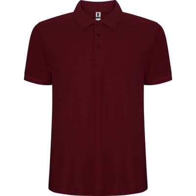 Roly Heren Pegaso Premium Effen Polo Shirt (Granaatrood)