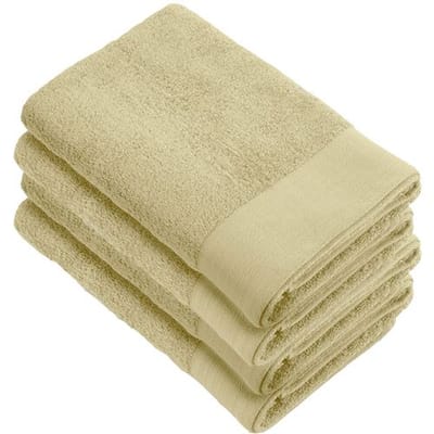 Walra Soft Cotton Handdoek 70 x 140 cm 550 gram Maisgeel - 4 stuks