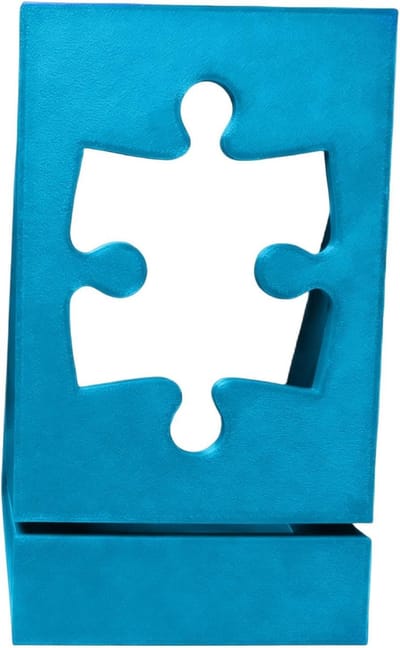 Puzzel Accessoire Houder - Puzzel Display - Puzzels Tonen - 3D-Geprint Ontwerp - 116 x 154 cm - Blauw