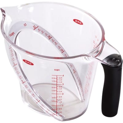 OXO - Maatkan - 1 liter - Van bovenaf leesbaar