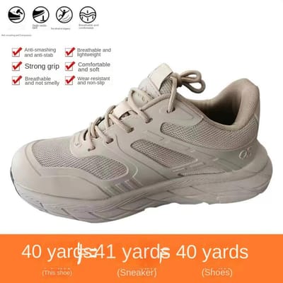 Chaussures d'assurance travail, Résistantes aux chocs et aux perforations, Légères, Résistantes à l'usure et Antidérapantes, Chaussures de travail, Chaussures de sécurité 48