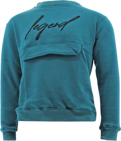 Trui/Sweater Dames/Heren Signature Milano Petrol XXS
