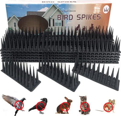 Duurzame Duivenafweer Spikes - Vogelbescherming voor Balkon en Vensterbank, 5,1 Meter