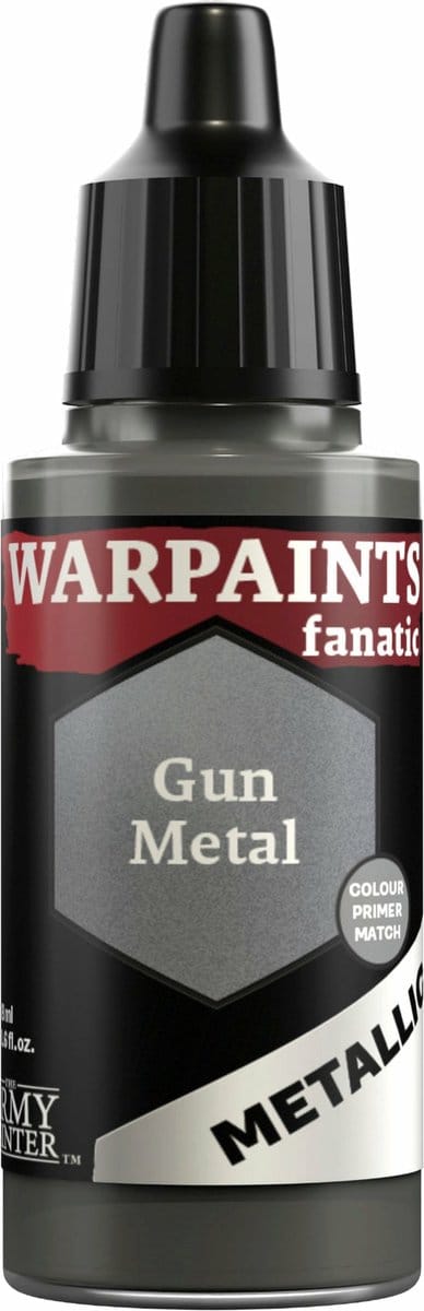 The Army Painter Warpaints Fanatic Metallic: Gun Metal Verf op waterbasis 1 stuk(s)
