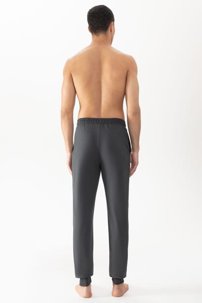 Pyjamabroek Mey grijs effen katoen