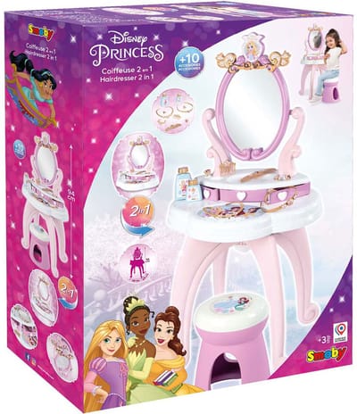 Smoby Disney Princess 2-in-1 Kaptafel + 10 Accessoires