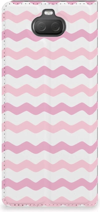 Sony Xperia 10 Hoesje met Magneet Waves Roze