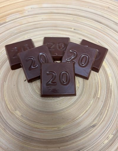 Callebaut - Chocolade cijfer 20 - Verjaardag - Melkchocolade