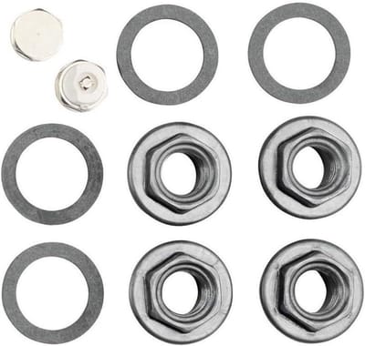 Schroefdraadset Radiator - Afsluitset Gietijzer - Verwarming Reparatie - Specifieke Pasvorm - 33 x 42 - Zilver