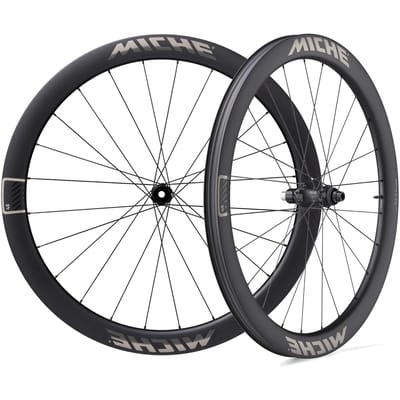 Miche Graff Aero 48 Cl Disc Tubeless Wielset Voor Gravelbike Zilver 12 x 100/12 x 142 mm / Sram XDR