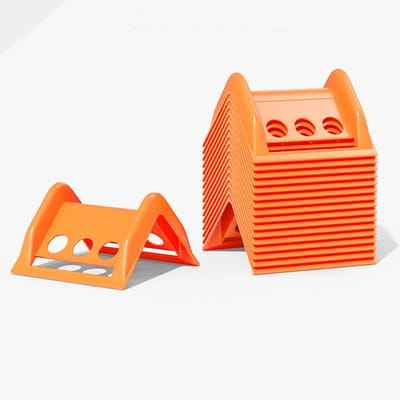 Set van 10 Hoekbeschermers voor Platformlading, Vrachtvervoer, 10 x 15 cm, Plastic Bescherming en Veiligheid