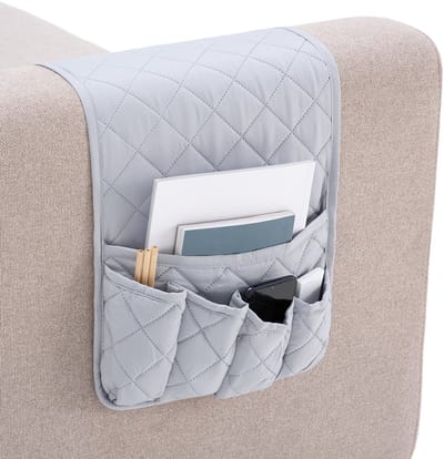 Belmarti bankorganizer 89 x 33 cm - 5 vakken - lichtgrijs