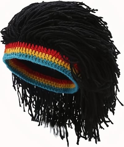 Nivard Pruiken Dames & Heren - Pruik Man - Mannen - Haarstuk - Carnaval - Wig - Zwart