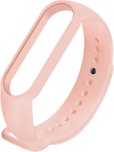 Siliconen bandje - geschikt voor Xiaomi Mi Band 5 / Mi Band 6 - zachtroze