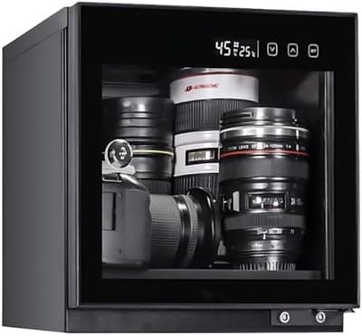 Droogkast - Vochtcontrole Box - Camera Gear Opslag - Slimme Touch Control - 40 Liter - Zwart