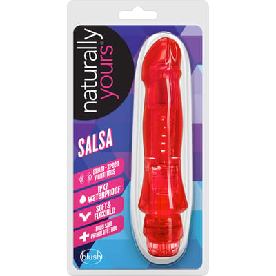 Naturally Yours - Salsa rode vibrator