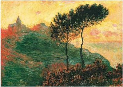 Kunstdruk Claude Monet - The Church at Varengeville 80x60cm