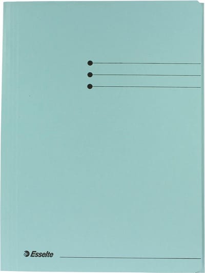 Esselte Manilla 3-klepsmap - A4 - 50 stuks - Blauw
