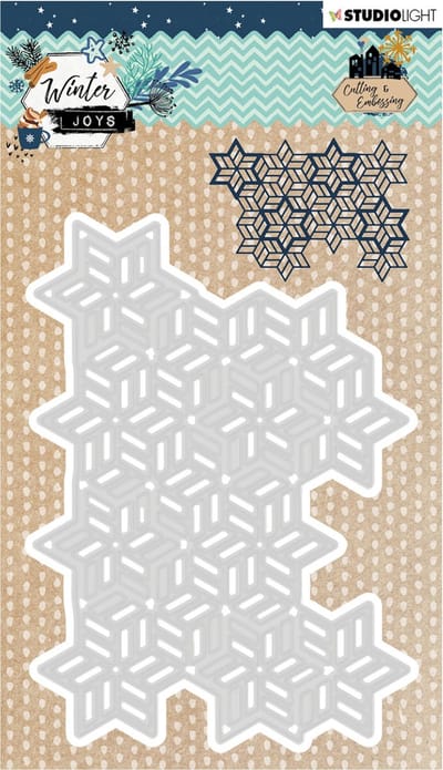 Studio Light Embossing Die - Winter Joys nr 231 - 98x136mm