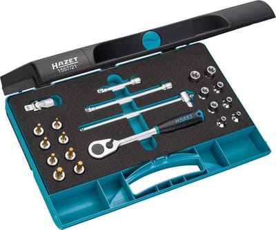 Uitgebreide Torx Gereedschapsset 21-Delig met Buiten- en Binnenprofiel