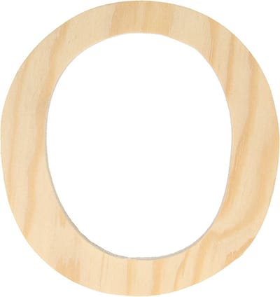 Artemio houten letter O 11.5 cm