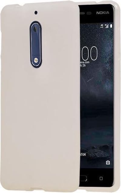 BestCases.nl Nokia 5 TPU back case hoesje transparant Wit